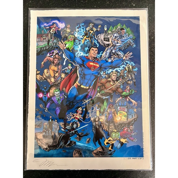 DC Fandome Limited‎ Edition Art Print – Signed & Numbered (363/375) Part 3 Of 3